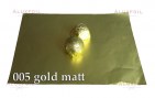 Gold matt Alufolie